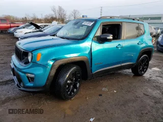 2022 Jeep Renegade Altitude z VIN ZACNJDE14NPN77379, wystawiony jako Copart lot #43913055 z przebiegiem 25 133 mil mil oraz Szkoda całkowita • Salvage title. Historia ofert i sprzedaży dostępna na DreamBid. Obrazek 1.