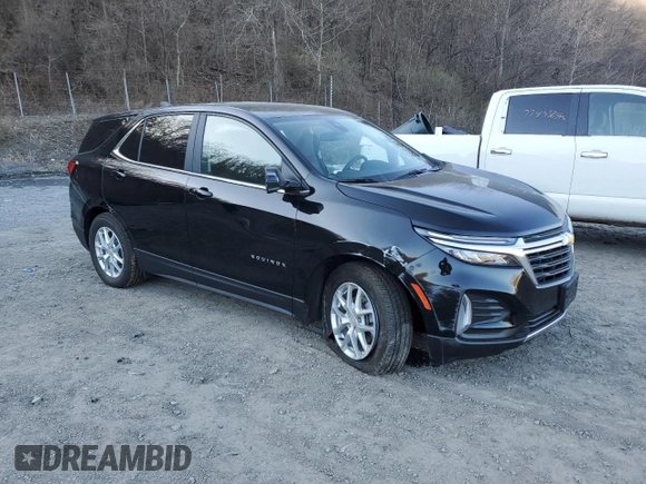2023 Chevrolet Equinox LT with VIN 3GNAXUEG4PL258314, listed as a Copart auction lot 52106345 with 19,358 mi miles and Salvage Title. Bid and sale history available at DreamBid. Image 4.