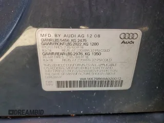 2009 Audi Q5 Premium Plus with VIN WA1KK78R69A020012, listed as a Copart auction lot 50356085 with 204,914 mi miles and Salvage title. Bid and sale history available at DreamBid. Image 15.