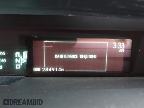 2013 Toyota Prius One z VIN JTDKN3DU9D1683891, wystawiony jako IAAI lot #42458187 z przebiegiem 284 914 mil mil oraz . Historia ofert i sprzedaży dostępna na DreamBid. Obrazek 7.
