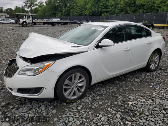 2016 Buick Regal with VIN 2G4GL5EX9G9106497, listed as a Copart auction lot 62536684 with 93,620 mi miles and Salvage Title. Bid and sale history available at DreamBid. Image 1.