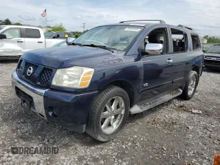 2006 Nissan Armada LE z VIN 5N1AA08A16N707632, wystawiony jako Copart lot #55925545 z przebiegiem 108 458 mil mil oraz Szkoda całkowita • Salvage title. Historia ofert i sprzedaży dostępna na DreamBid. Obrazek 1.