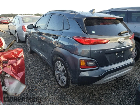 2021 Hyundai Kona Limited with VIN KM8K33A56MU656547, listed as a Copart auction lot 75669554 with 65,292 mi miles and Non Repairable. Bid and sale history available at carsss.com. Image 2.