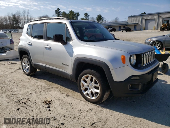 2017 Jeep Renegade Latitude with VIN ZACCJBBB8HPF85520, listed as a Copart auction lot 49056275 with 104,159 mi miles and Salvage Title. Bid and sale history available at carsss.com. Image 4.