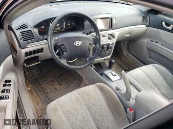 2006 Hyundai Sonata GLS with VIN 5NPEU46F26H141502, listed as a Copart auction lot 52034635 with 169,786 mi miles and Salvage Title. Bid and sale history available at DreamBid. Image 8.