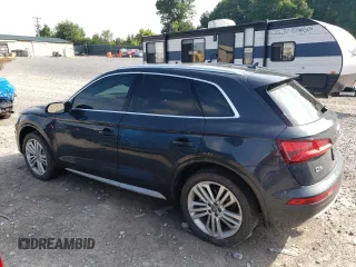 2019 Audi Q5 Premium Plus with VIN WA1BNAFY0K2066434, listed as a Copart auction lot 59843625 with 52,591 mi miles and Salvage title. Bid and sale history available at DreamBid. Image 2.