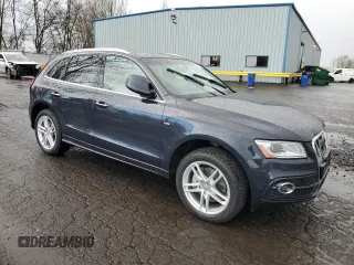 2017 Audi Q5 Premium Plus with VIN WA1D7AFP5HA001992, listed as a Copart auction lot 46719625 with 70,737 mi miles and Salvage title. Bid and sale history available at DreamBid. Image 4.