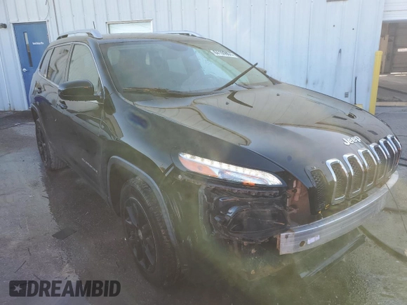 2017 Jeep Cherokee Latitude with VIN 1C4PJLCB3HD221543, listed as a Copart auction lot 84190664 with 112,626 mi miles and Salvage Title. Bid and sale history available at carsss.com. Image 4.