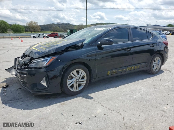2020 Hyundai Elantra Value Edition with VIN KMHD84LF4LU057540, listed as a Copart auction lot 51411475 with 62,777 mi miles and Salvage Title. Bid and sale history available at carsss.com. Image 1.