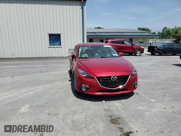 2015 Mazda 3 S Grand Touring with VIN JM1BM1M38F1274301, listed as a Copart auction lot 59513355 with 95,239 mi miles and Salvage title. Bid and sale history available at DreamBid. Image 13.