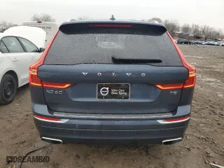2021 Volvo XC60 Inscription with VIN YV4102RL1M1886615, listed as a Copart auction lot 46602505 with 35,260 mi miles and Salvage Title. Bid and sale history available at carsss.com. Image 6.