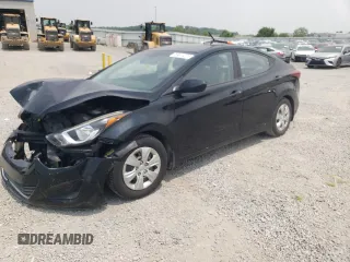 2016 Hyundai Elantra SE with VIN KMHDH4AE7GU636697, listed as a Copart auction lot 59614225 with 114,782 mi miles and Salvage title. Bid and sale history available at DreamBid. Image 1.
