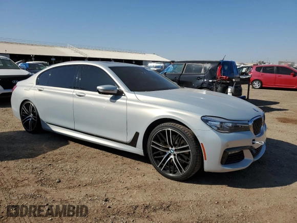2017 BMW 7 Series 740i xDrive with VIN WBA7E4C55HGU99568, listed as a Copart auction lot 72978583 with 78,989 mi miles. Bid and sale history available at carsss.com. Image 4.