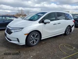 2024 Honda Odyssey Touring z VIN 5FNRL6H81RB066423, wystawiony jako Copart lot #52172305 z przebiegiem 8 497 mil mil oraz Szkoda całkowita • Salvage title. Historia ofert i sprzedaży dostępna na DreamBid. Obrazek 1.