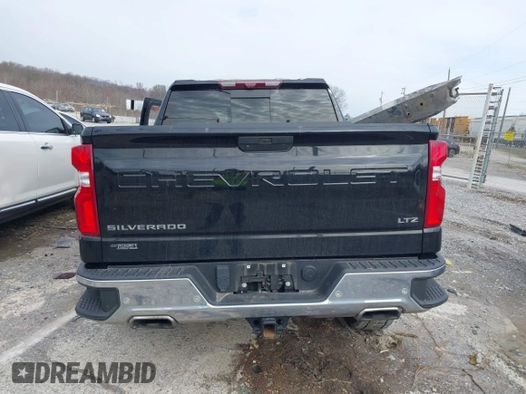 2021 Chevrolet Silverado 1500 LTZ with VIN 1GCUYGED9MZ299214, listed as a IAAI auction lot 41750442 with 52,585 mi miles and . Bid and sale history available at DreamBid. Image 16.