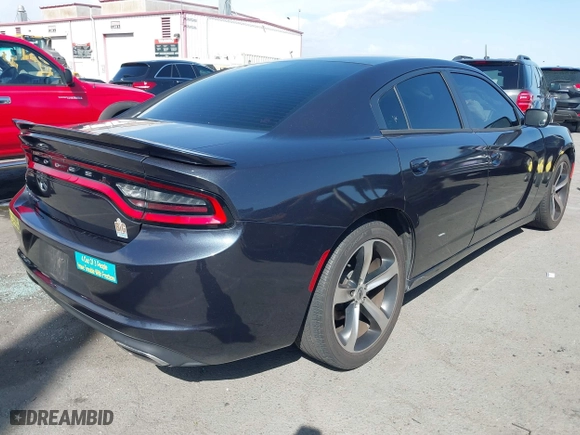 2017 Dodge Charger SE with VIN 2C3CDXBG6HH643663, listed as a IAAI auction lot 41956018 with 95,359 mi miles. Bid and sale history available at carsss.com. Image 4.
