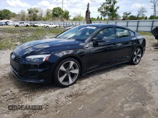 2020 Audi A5 Sportback Premium Plus with VIN WAUCNCF58LA002559, listed as a Copart auction lot 63749764 with 53,172 mi miles and Non Repairable. Bid and sale history available at carsss.com. Image 1.
