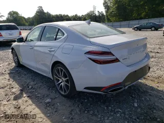 2022 Genesis G70 3.3T with VIN KMTG54TE7NU081580, listed as a Copart auction lot 47255402 with 18,660 mi miles. Bid and sale history available at carsss.com. Image 3.