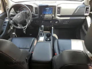2022 Nissan Frontier Pro-4X with VIN 1N6ED1EK2NN665676, listed as a Copart auction lot 62033425 with 22,776 mi miles and Salvage title. Bid and sale history available at DreamBid. Image 8.