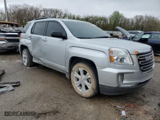 2017 GMC Terrain SLT with VIN 2GKALPEK3H6282611, listed as a Copart auction lot 51960455 with 123,512 mi miles and Salvage Title. Bid and sale history available at carsss.com. Image 4.