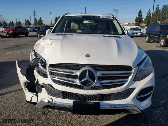 2017 Mercedes-Benz GLE with VIN 4JGDA5HB9HA816658, listed as a Copart auction lot 49456985 with 52,530 mi miles and Salvage Title. Bid and sale history available at carsss.com. Image 5.