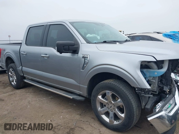 2022 Ford F-150 XL with VIN 1FTFW1E53NKD55940, listed as a IAAI auction lot 41589677 with 22,878 mi miles. Bid and sale history available at carsss.com. Image 14.