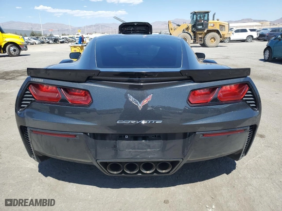 2017 Chevrolet Corvette Grand Sport 1LT with VIN 1G1YW2D74H5105118, listed as a Copart auction lot 57883424 with 30,960 mi miles and Salvage Title. Bid and sale history available at carsss.com. Image 6.