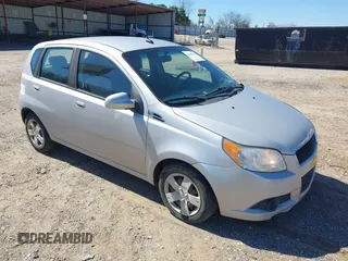 2009 Chevrolet Aveo 1LT with VIN KL1TD66E19B651119, listed as a IAAI auction lot 41648261 with 132,456 mi miles and . Bid and sale history available at DreamBid. Image 1.