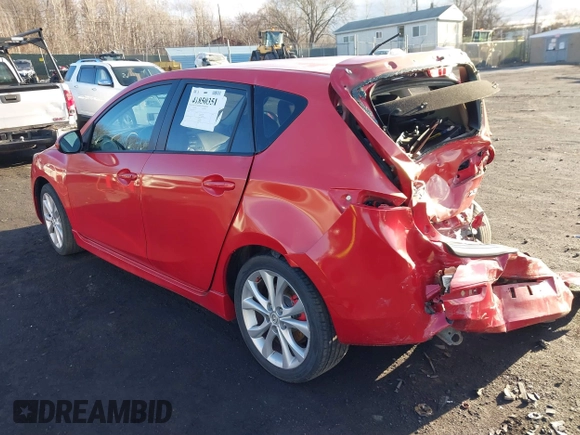 2011 Mazda 3 s Sport with VIN JM1BL1K62B1422162, listed as a IAAI auction lot 41850351 with 234,103 mi miles. Bid and sale history available at carsss.com. Image 3.