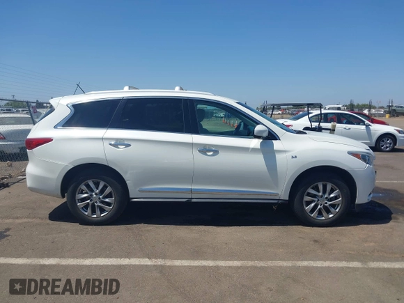 2015 Infiniti QX60 with VIN 5N1AL0MM5FC553545, listed as a IAAI auction lot 42478825 with 95,694 mi miles and . Bid and sale history available at DreamBid. Image 13.