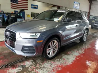 2016 Audi Q3 Premium Plus z VIN WA1EFCFS4GR018421, wystawiony jako Copart lot #59670615 z przebiegiem 96 763 mil mil oraz Szkoda całkowita • Salvage title. Historia ofert i sprzedaży dostępna na DreamBid. Obrazek 1.