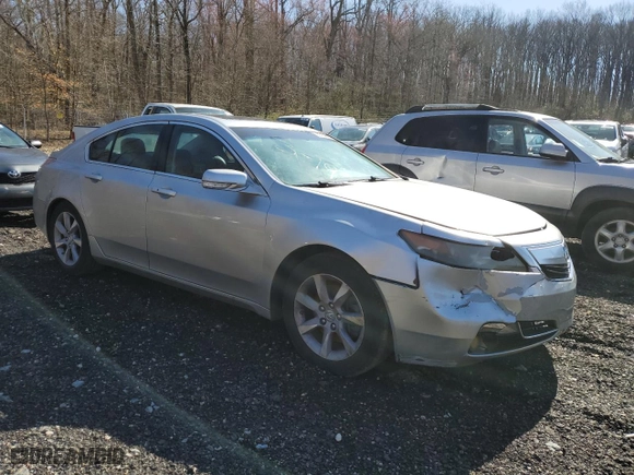 2013 Acura TL Tech with VIN 19UUA8F50DA017026, listed as a Copart auction lot 50014685 with NaN miles and Salvage Title. Bid and sale history available at carsss.com. Image 4.