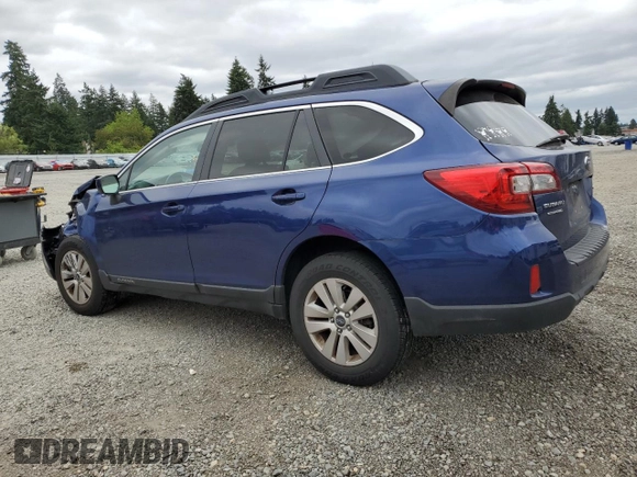 2015 Subaru Outback Premium with VIN 4S4BSACCXF3207772, listed as a Copart auction lot 61097175 with 104,239 mi miles and Salvage title. Bid and sale history available at DreamBid. Image 2.