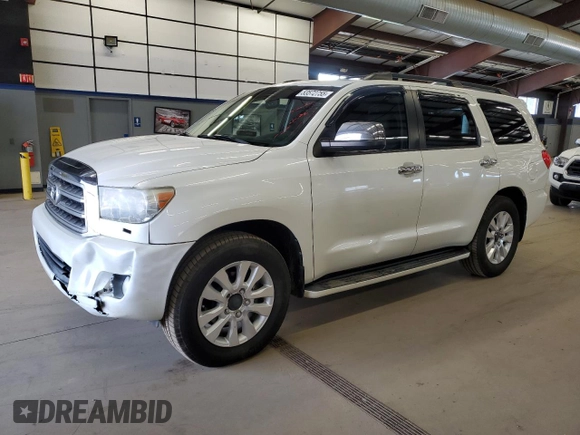 2014 Toyota Sequoia Platinum with VIN 5TDDY5G13ES105626, listed as a Copart auction lot 53572755 with 167,450 mi miles and Clean Title. Bid and sale history available at carsss.com. Image 1.