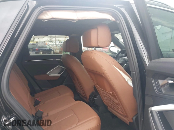 2021 Audi Q3 S line Premium with VIN WA1DECF36M1031852, listed as a IAAI auction lot 42020471 with 29,445 mi miles and . Bid and sale history available at DreamBid. Image 8.