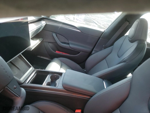 2022 Tesla Model S Plaid with VIN 5YJSA1E63NF472694, listed as a Copart auction lot 74559844 with 0 mi miles and Non Repairable. Bid and sale history available at carsss.com. Image 9.