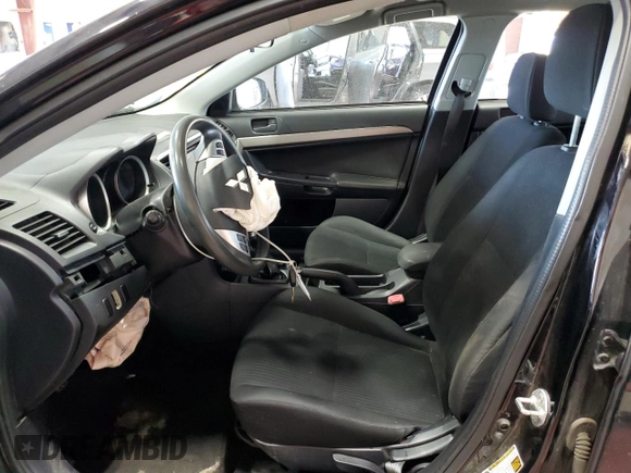 2015 Mitsubishi Lancer ES with VIN JA32U2FU1FU007834, listed as a Copart auction lot 77400734 with Not Provided miles and Salvage Title. Bid and sale history available at carsss.com. Image 7.