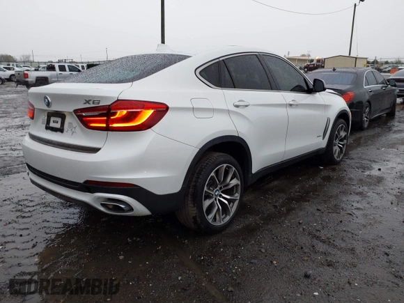 2018 BMW X6 xDrive35i with VIN 5UXKU2C52J0Z62462, listed as a IAAI auction lot 41719720 with 61,522 mi miles. Bid and sale history available at carsss.com. Image 4.