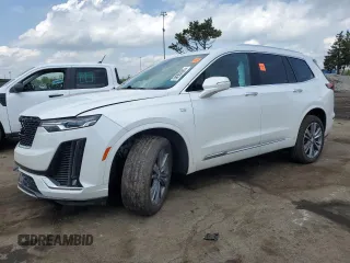 2020 Cadillac XT6 AWD Premium Luxury with VIN 1GYKPDRSXLZ213807, listed as a Copart auction lot 54902285 with 53,778 mi miles and Non repairable. Bid and sale history available at DreamBid. Image 1.