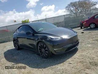 2022 Tesla Model Y Performance with VIN 7SAYGDEF5NF443274, listed as a Copart auction lot 49581905 with Not provided miles and Salvage title. Bid and sale history available at DreamBid. Image 11.