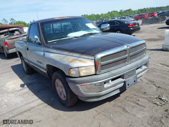 1997 Dodge Ram 1500 with VIN 1B7HC16Y2VJ509957, listed as a IAAI auction lot 42100719 with 133,165 mi miles. Bid and sale history available at carsss.com. Image 1.