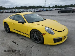 2018 Porsche 911 Carrera with VIN WP0AA2A90JS105864, listed as a Copart auction lot 71580364 with 9,065 mi miles and Salvage Title. Bid and sale history available at carsss.com. Image 4.