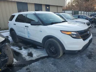2013 Ford Utility Police Interceptor with VIN 1FM5K8AR3DGA31425, listed as a Copart auction lot 88179385 with 75,763 mi miles and Clean Title. Bid and sale history available at carsss.com. Image 4.