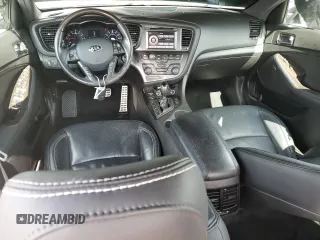 2013 Kia Optima SX with VIN 5XXGR4A65DG148700, listed as a Copart auction lot 54791325 with 20,146 mi miles and Salvage title. Bid and sale history available at DreamBid. Image 8.