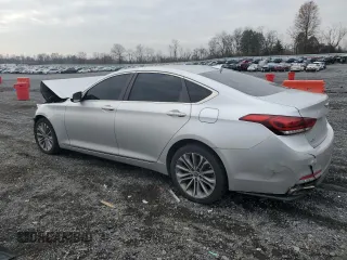 2017 Genesis G80 3.8L with VIN KMHGN4JE3HU175246, listed as a Copart auction lot 81622684 with 95,176 mi miles and Clean Title. Bid and sale history available at DreamBid. Image 2.