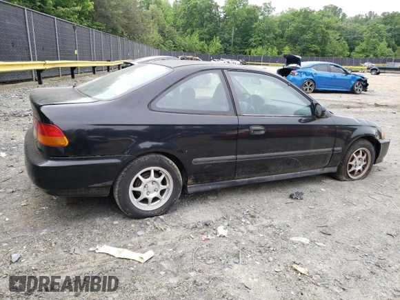 1998 Honda Civic HX with VIN 1HGEJ7128TL075318, listed as a Copart auction lot 82746094 with 126,622 mi miles and Non Repairable. Bid and sale history available at DreamBid. Image 3.