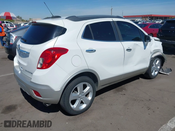 2015 Buick Encore with VIN KL4CJASBXFB200731, listed as a IAAI auction lot 42159167 with 53,205 mi miles. Bid and sale history available at carsss.com. Image 4.