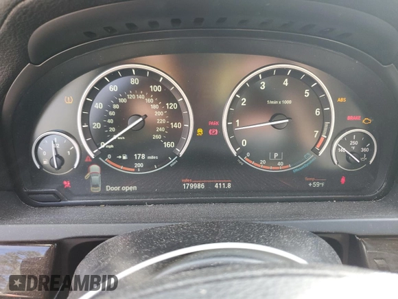 2011 BMW 7 Series 750Li with VIN WBAKB8C54BC852293, listed as a Copart auction lot 45215695 with 179,986 mi miles and Salvage title. Bid and sale history available at DreamBid. Image 9.