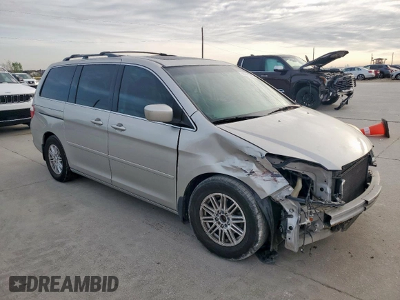 2006 Honda Odyssey TOURING with VIN 5FNRL38806B076550, listed as a Copart auction lot 50841395 with 224,573 mi miles and Salvage Title. Bid and sale history available at carsss.com. Image 4.