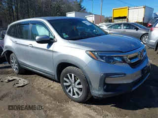 2019 Honda Pilot EX-L z VIN 5FNYF6H5XKB099774, wystawiony jako IAAI lot #41630825 z przebiegiem 99 606 mil mil oraz . Historia ofert i sprzedaży dostępna na DreamBid. Obrazek 1.